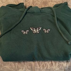 Hollister cropped hoodie